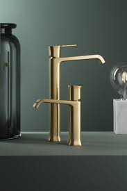 Ritmonio Taormina Matt Gold Badezimmerarmatur Wasserhahn Armaturen Bad