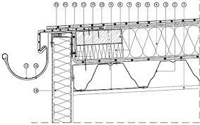 Detailzeichnung Ziegel Design Architektur Dach
