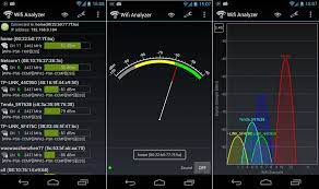 The frequency conflicts can be found in the second tab, called analyze. Check The Best Wifi Analyzer Apps For Android