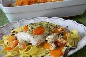 Rotbarsch Filet Mit Mohren Und Senfcreme Rotbarschfilet Rezept Rezepte Hauptspeise