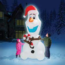 The 8 Inflatable Olaf Inflatable Christmas Decorations Blow Up Christmas Decorations Disney Christmas