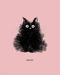 Black Cat Art Print Illustration Cute Cat By Thelonelypixel Black Cat Drawing Black Cat Art Cats Illustration