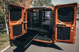 Gearmate Modular Van Racking And Storage Systems Provide A Versatile Solution For The Safe And Secure Storage Of Work Truck Storage Van Racking Transit Custom