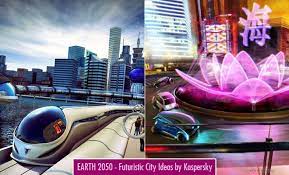 Earth 2050 Futuristic City Design Ideas By Kaspersky Lab Http Webneel Com Futuristic City Design Ideas Design Inspiratio Futuristic City City Design City