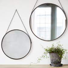 Terrain Hanging Circle Mirror Round Hanging Mirror Hanging Mirror Mirror Wall Decor