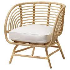 Buskbo Armchair Rattan Djupvik White Ikea In 2020 Ikea Sessel Sessel Armlehnen