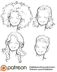 Nsio Pose Practice 4 Babies If People Still Remember I Drew Few Pose Practices Some Time Ago And I One Of Hair Reference Curly Hair Drawing How To Draw Hair