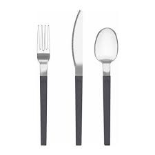 Ostron Grey 12 Piece Cutlery Set Ikea Ikea Flatware Flatware Set Cutlery Set