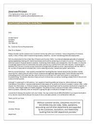 Cover Letter Example For Customer Service Representative Customer Service Cover Letter Cover Letter For Resume Cover Letter Sample