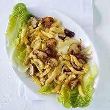 Pilz Kasespatzle Rezept Rezepte Spatzle Eierspatzle Rezept