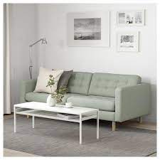 Ikea Landskrona Sofa Gunnared Light Green Wood Livingroomdesign Ikea Landskrona Landskrona Ikea