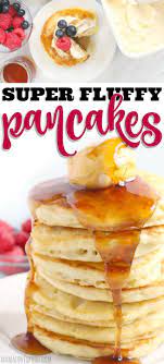 Pancake Recipe If You Re Trying To Find A Pancake Recipe To Make The Best Fluffy Pancakes Homemade Pancake Recipe Pancake Recipe Easy Super Fluffy Pancakes