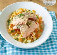 Lachsforelle Mit Gemuse Rezept Rezepte Lachsforelle Rezept Lebensmittel Essen