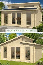 Gartenhaus Narvig 40 B Das Gartenhaus Mit Besonderem Und Modernem Pultdach Das Gartenhaus Besteht Aus Backyard Guest Houses Backyard Sheds House Plan Gallery