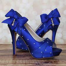 Great news!!!you're in the right place for if you're still in two minds about mariage chaussures and are thinking about choosing a similar product. 52 Shoe Makeovers Ideas You Can Do Blue Wedding Shoes Custom Wedding Shoes Blue Bridal Heels