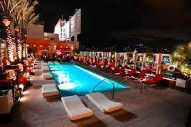You Wish Ya Had A Pool This Cool On The Tip Top Of The W Hotel In Hollywood B Bachelor Party Destinations Hollywood Hotel Bachelor Party