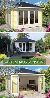 Gartenhaus Sunshine Mit Grosser Falttur Perfekt Um Die Sonne Im Gartenhaus Zu Geniessen Gartenhaus Haus Gartenhaus Bauen