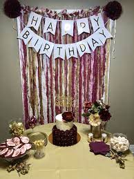 Burgundy And Gold Christmas Theme Sweet Sixteen Birthday Party Backdrop Made Fro 60th Birthday Party Decorations 90th Birthday Party Theme Gold Birthday Party