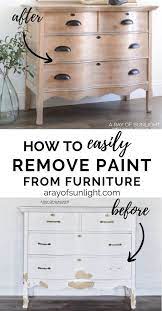 The Easiest Way To Remove Paint From Your Old Wood Furniture Stripping Furniture Refurbished Furniture Diy Repainting Furniture