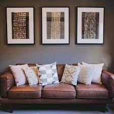 The Tan Leather Couch Looks Great With That Wall Colour Sitting Room Decor Leather Couches Living Room Brown Sofa Living Room