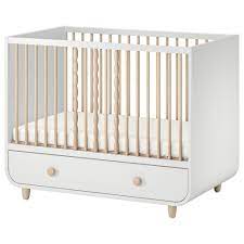 Myllra Lit De Bebe A Tiroir Blanc 271 2x52 70x132 Cm Ikea Crib Ikea Lade