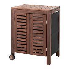 Applaro Klasen Schrank Draussen Braun Las Stahlfarben Ikea Deutschland Ikea Applaro Ikea Speicherideen