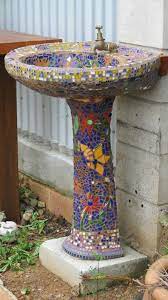 Gartenspule Diy Ideen Waschbecken Fur Garten Garten Gartenspule Ideen Waschbecken Mosaic Diy Mosaic Garden Mosaic Art