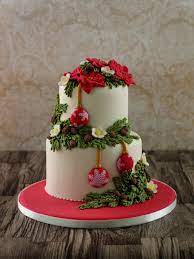 Vintage Christmas Cake Taken From Vintage Cake Decorations Made Easy Christmas Cake Designs Christmas Cake Decorations Christmas Themed Cake