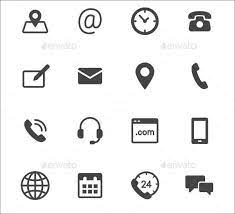 Contact Icons Contact Icon Vector Contact Icons Png Contact Icons For Business Cards Contact Icon Blue Conta Resume Icons Business Card Icons Vector Icons Free
