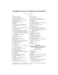 Http Www Courts State Wy Us Wp Content Uploads 2017 05 Wyoming Rules Of Criminal Procedure Pdf
