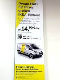 Test Mobeltransport Mit Dem Hertz Miettransporter Ikea Unternehmensblog