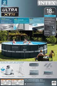 Intex Xtr Package Front Panel Pool Pool Hot Tub Intex Swimming Pool