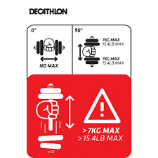 Weight Training Dumbbells And Bars Kit 50 Kg Decathlon