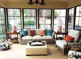 Building A Three Season Porch Three Season Porch Screen Porches Sunroom Decorating House With Porch Traditional Porch