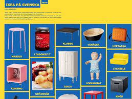 Ikea In Swedish A Pronunciation Guide For Ikea Product Names Pronunciation Guide Pronunciation Swedish