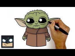 162 How To Draw Baby Yoda The Mandalorian Youtube Yoda Drawing Baby Drawing Yoda Art