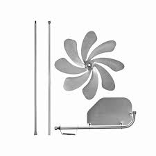 Steel4you Windrad Speedy 20 Plus Mit Windfahne Edelstahl Kugellager Garten Wind Wind Turbine Wind Energy