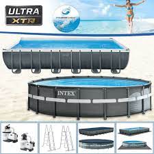 Intex Swimming Pool Xtr Frame Pool Mit Sandfilter Schwimmbecken Schwimmbad In 2020 Intex Swimming Pool Swimming Pools Pool
