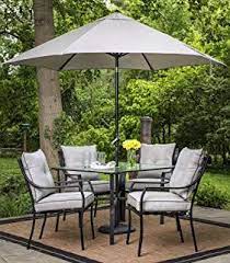 Amazon Com Outdoor Table Set With Umbrella Patio Outdoor Table Settings Outdoor Dining Set