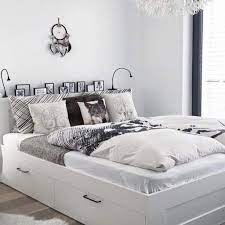 Bed Frame Extenders Full To Queen Bed Frames High Off The Ground Furniturekayu Furnitureunik Bedframes Brimnes Bed Ikea Bed White Bed Frame