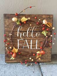 Store Closing Rustic Fall Wood Pallet Sign W Berry Pumpkin Etsy Fall Crafts Fall Diy Diy Fall