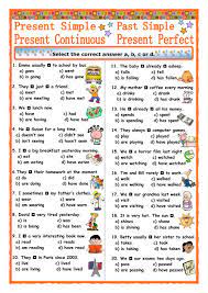 Verb Tenses Interactive And Downloadable Worksheet You Can Do The Exercises Online Or Dow English Grammar Exercises Learn English Grammar English Tenses Chart