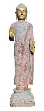 120 Cm Grosser Garten Buddha Mit Schutzgestus Aus Naturstein Buddha Figur Buddha Figur