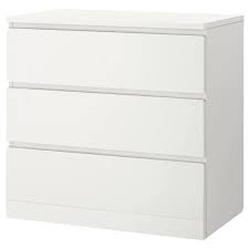 Malm Komoda 3 Szuflady Bialy 80x78 Cm Dodaj Do Koszyka Ikea Ikea Chest Of Drawers Malm Dressing Table Ikea Malm