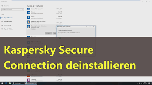 Kaspersky Secure Connection Deinstallieren Youtube