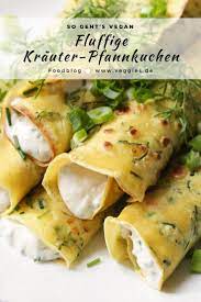 Vegane Krauterpfannkuchen Veggies Vegan Rezept Vegane Pfannkuchen Rezepte Essensrezepte