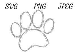 Sketched Dog Paw Print Drawing Grafik Von Almdrs Creative Fabrica Learn how to draw dog paw prints in 6 easy steps.