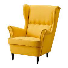 Strandmon Oorfauteuil Skiftebo Geel Ikea Fabric Armchairs Ikea Chair Yellow Chair
