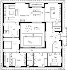 Atrium Bungalow Eg Grundriss Bungalow Haus Bungalow Atriumhaus