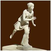 She was exposed by her father at birth in the wilds but was suckled by a. Atalanta Great Huntress And Exceptional Athlete Greek Gods